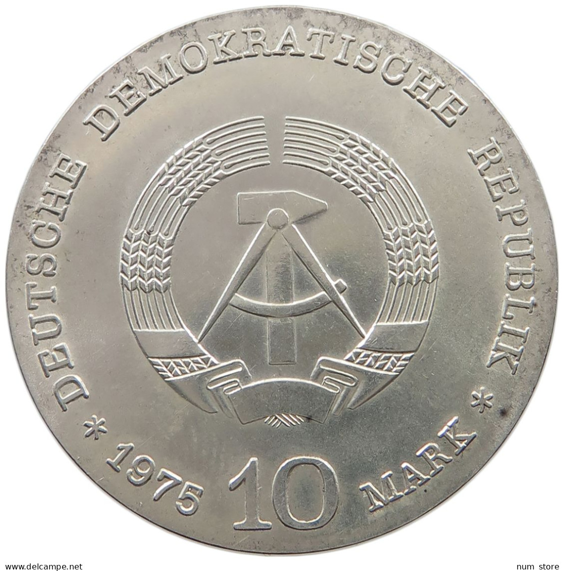 DDR 10 MARK 1975 ZUM 100. GEBURTSTAG ALBERT SCHWEITZER #MA 020873 - 10 Marchi