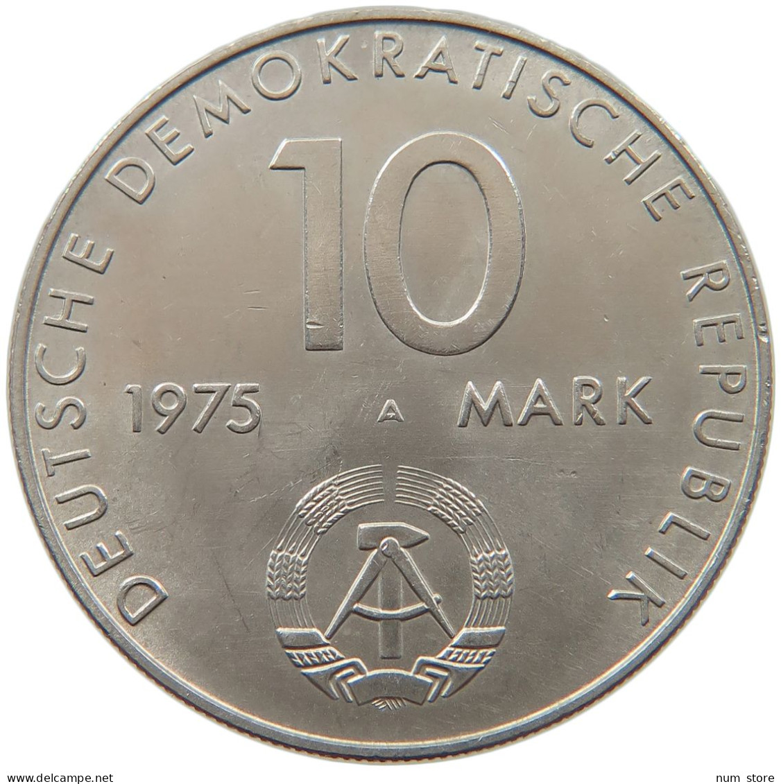 DDR 10 MARK 1975 WARSCHAUER VERTRAG #MA 099073 - 10 Mark