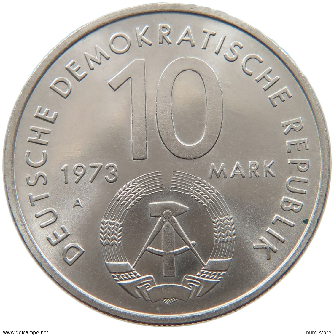 DDR 10 MARK 1973 WELTFESTSPIELE D. JUGEND #MA 099068 - 10 Mark