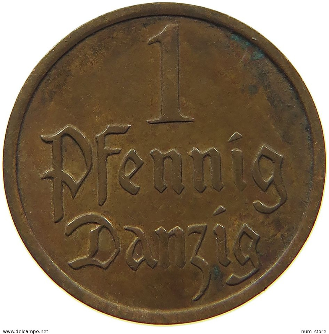 DANZIG PFENNIG 1937  #MA 100572 - Otros & Sin Clasificación