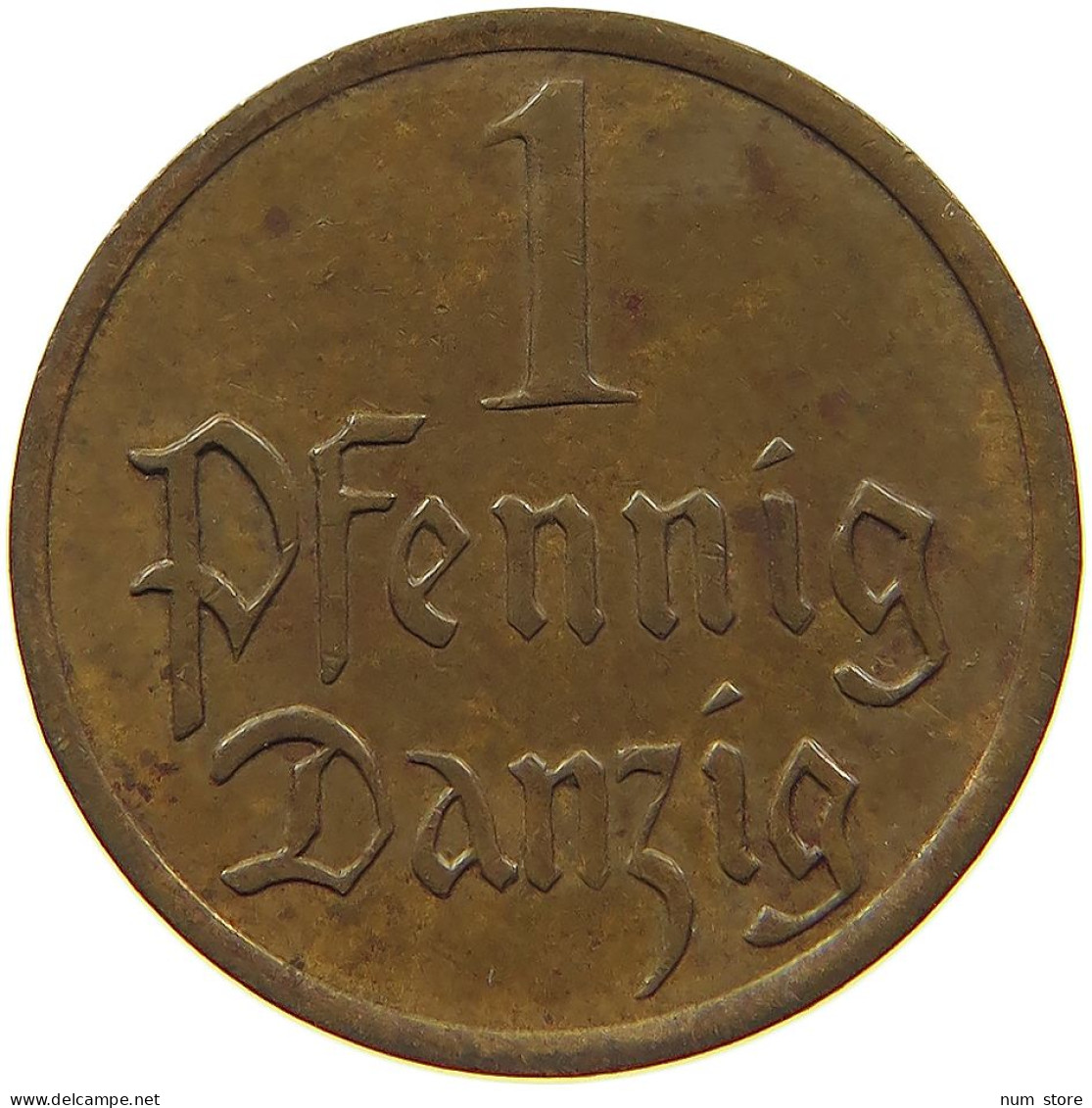 DANZIG PFENNIG 1937  #MA 100563 - Otros & Sin Clasificación