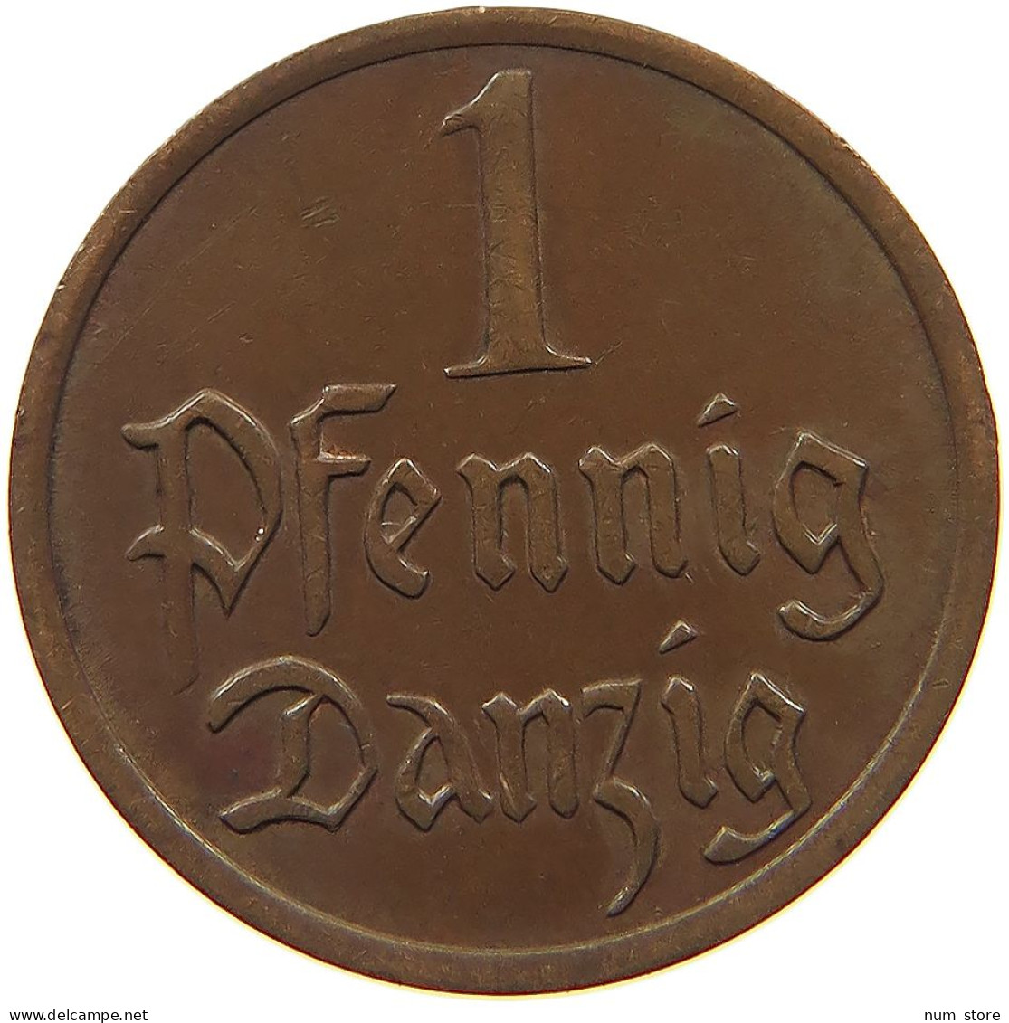 DANZIG PFENNIG 1937  #MA 100562 - Other & Unclassified