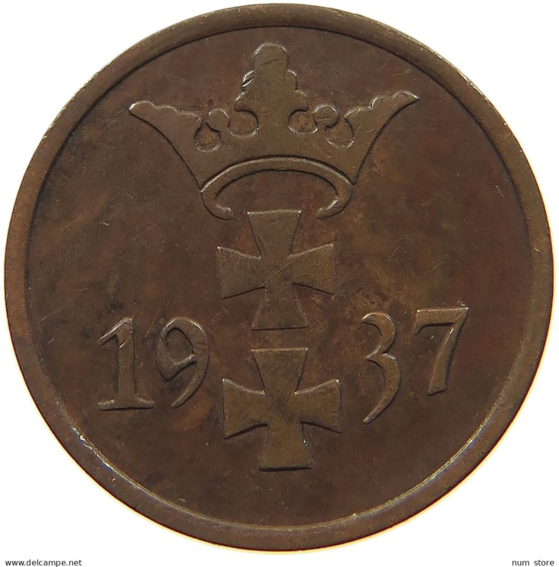 DANZIG PFENNIG 1937  #MA 100555 - Otros & Sin Clasificación