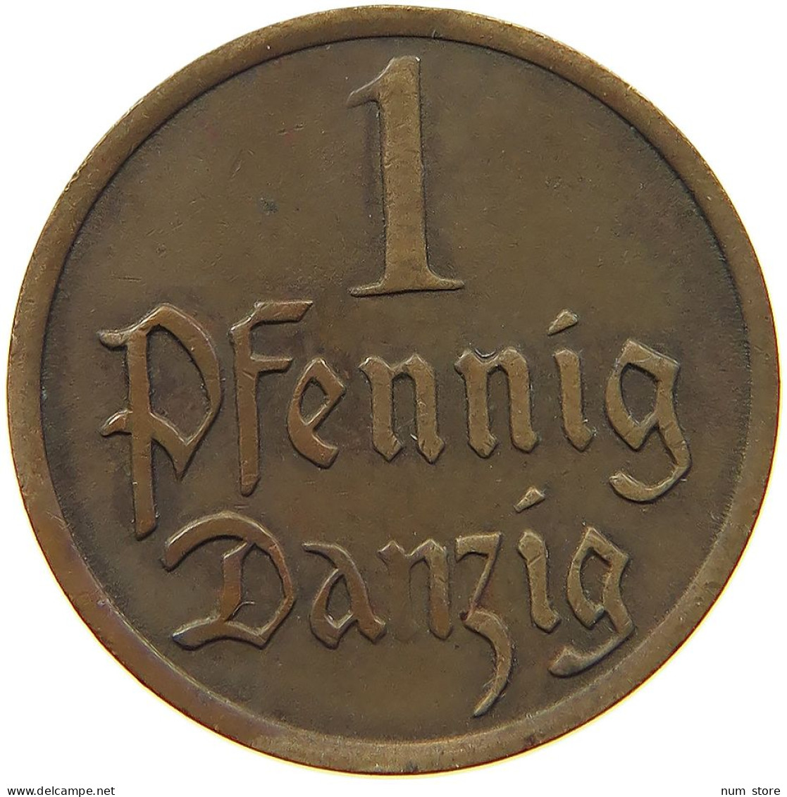 DANZIG PFENNIG 1937  #MA 100559 - Other & Unclassified