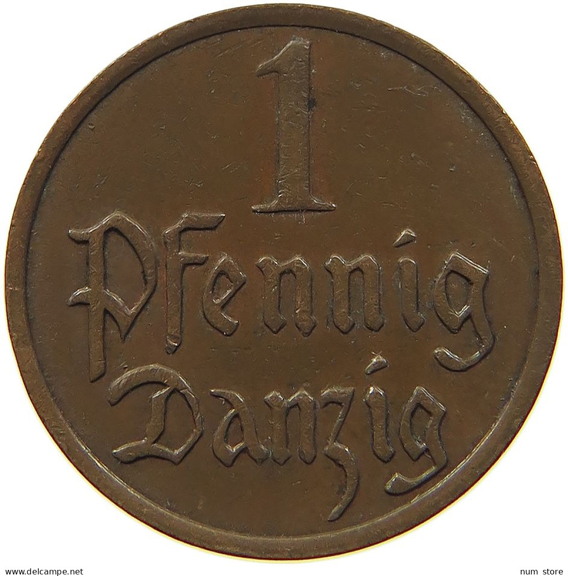 DANZIG PFENNIG 1937  #MA 100565 - Otros & Sin Clasificación