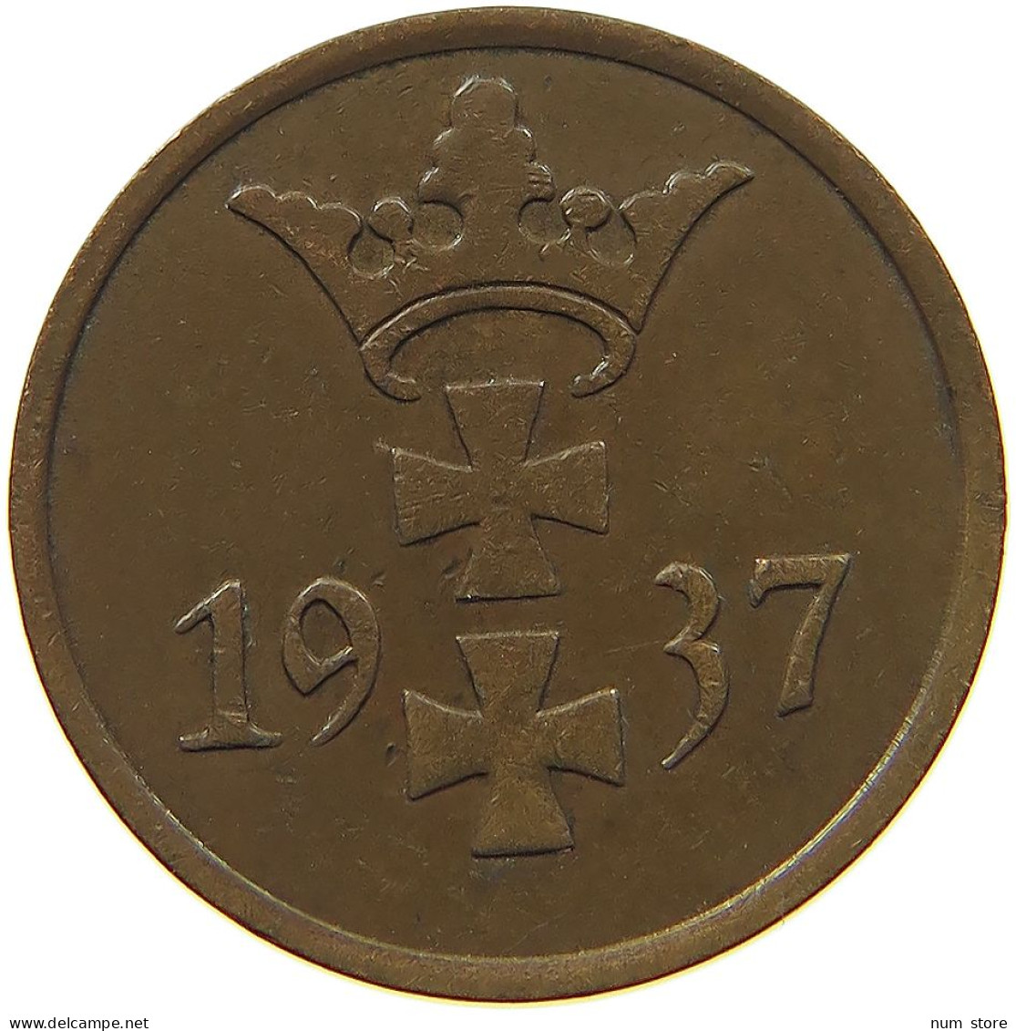 DANZIG PFENNIG 1937  #MA 100565 - Sonstige & Ohne Zuordnung