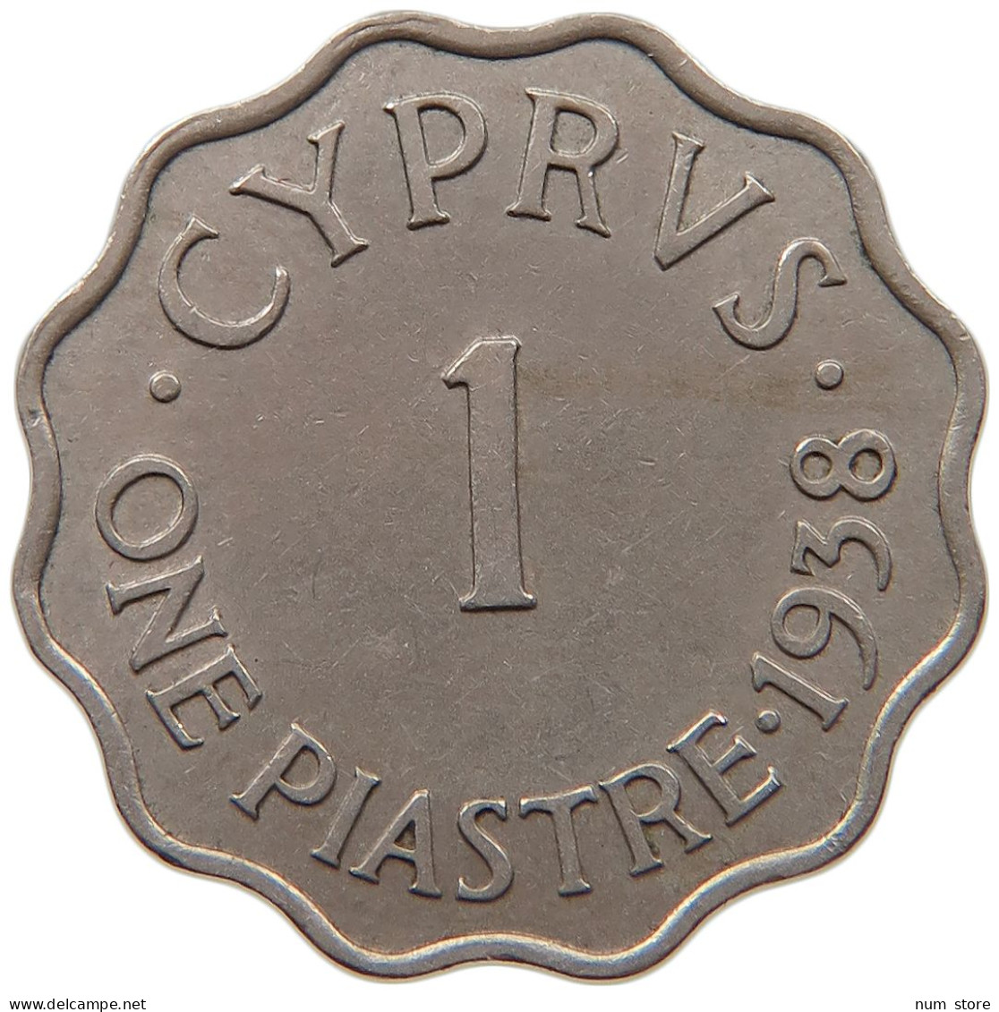 CYPRUS PIASTRE 1938 GEORGE VI. (1936-1952) #MA 062984 - Chypre