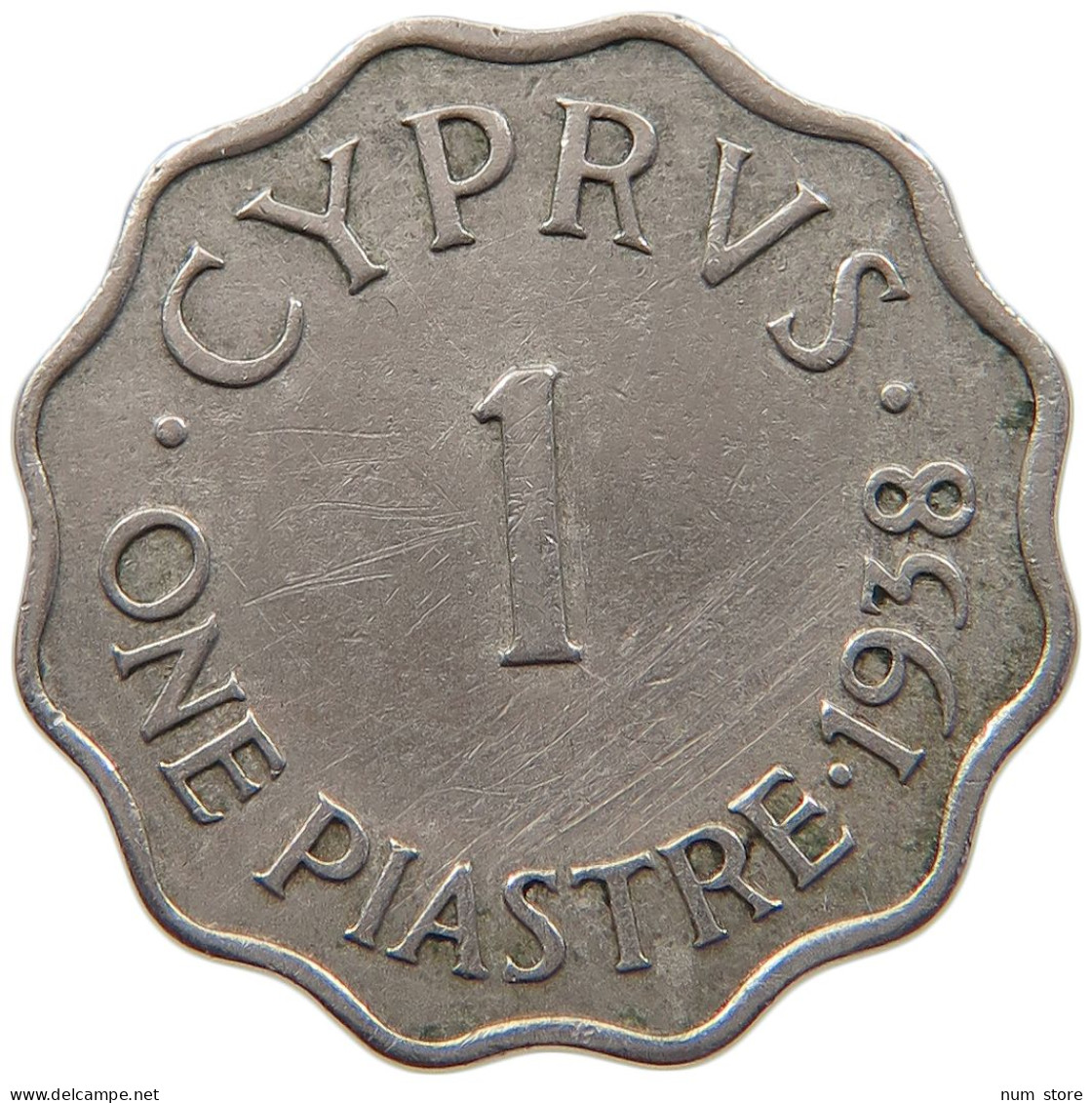 CYPRUS PIASTRE 1938 GEORGE VI. (1936-1952) #MA 099689 - Cipro