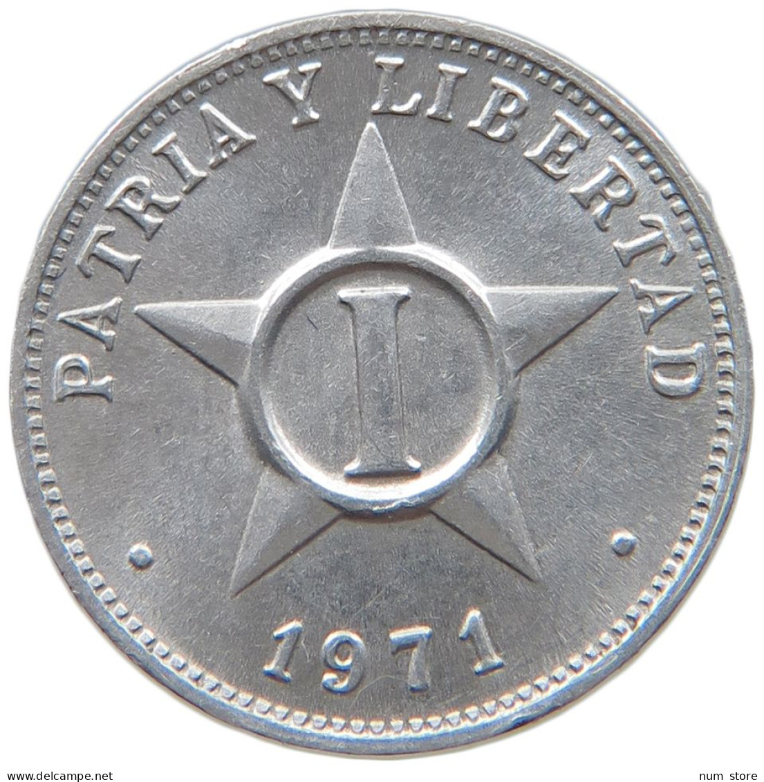 CUBA CENTAVO 1971  #MA 063099 - Cuba