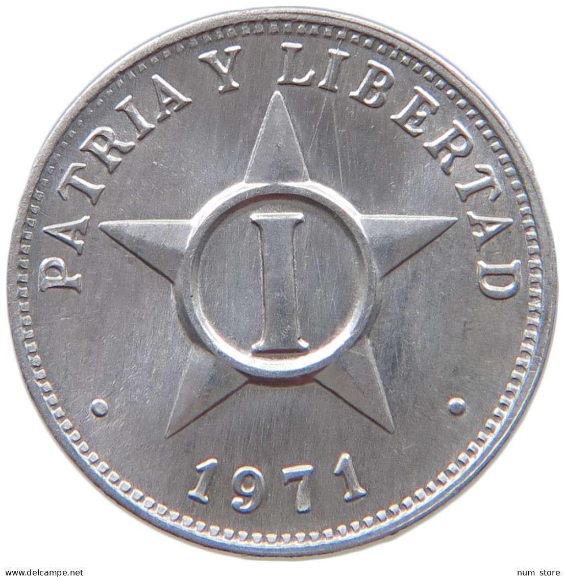 CUBA CENTAVO 1971  #MA 016784 - Kuba