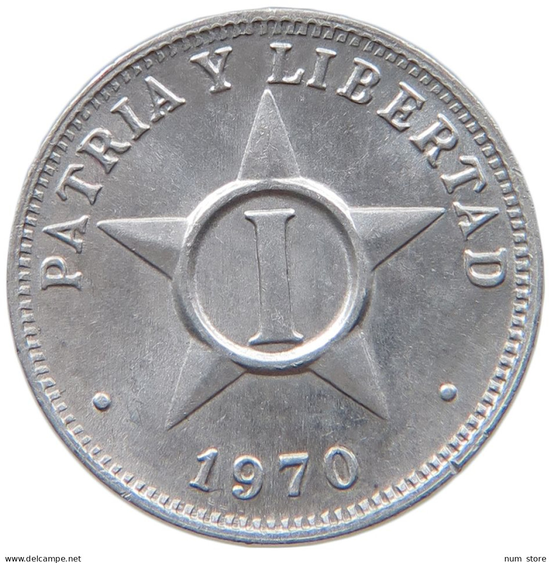 CUBA CENTAVO 1970  #MA 073246 - Kuba