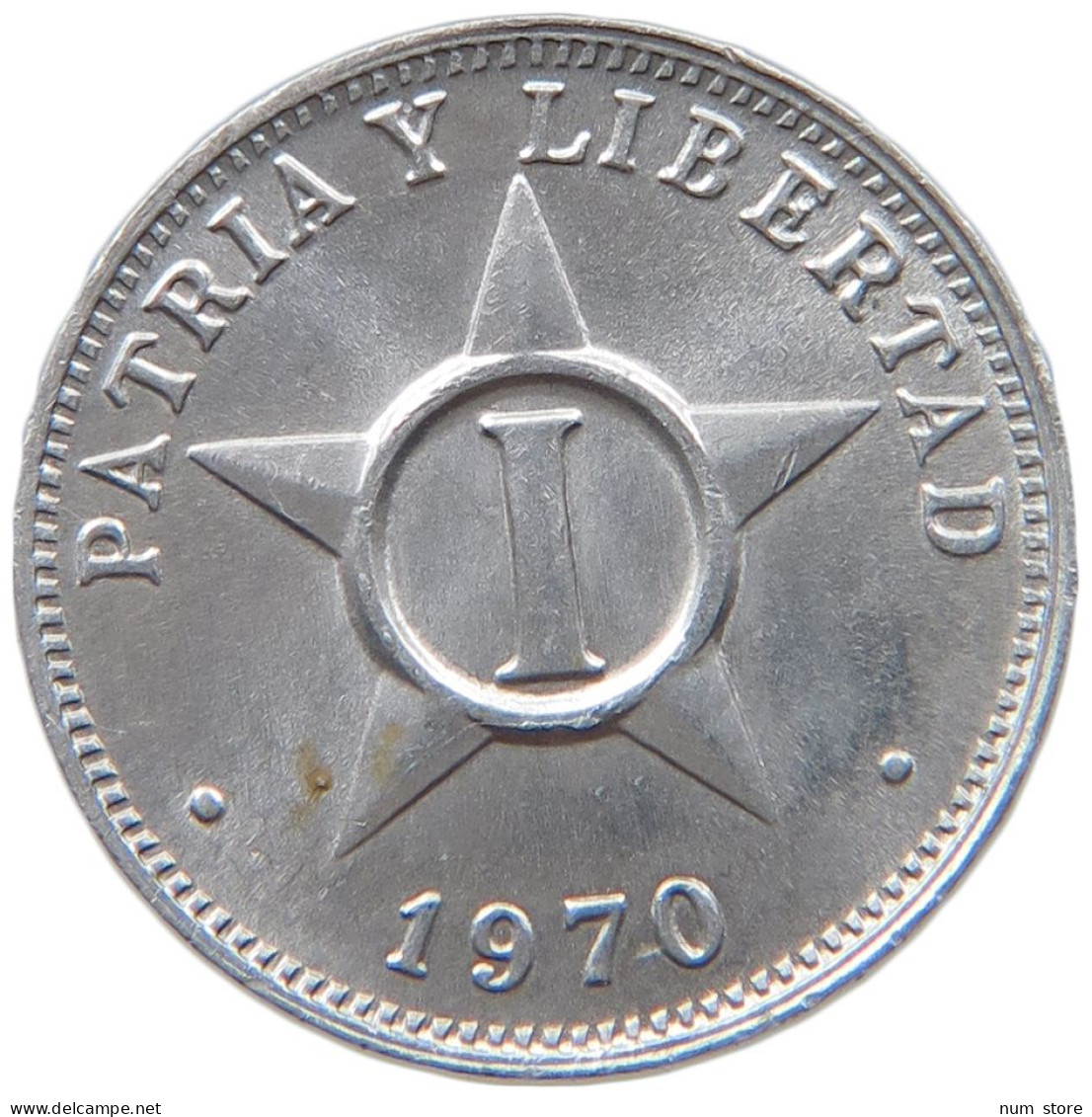 CUBA CENTAVO 1970  #MA 073247 - Cuba