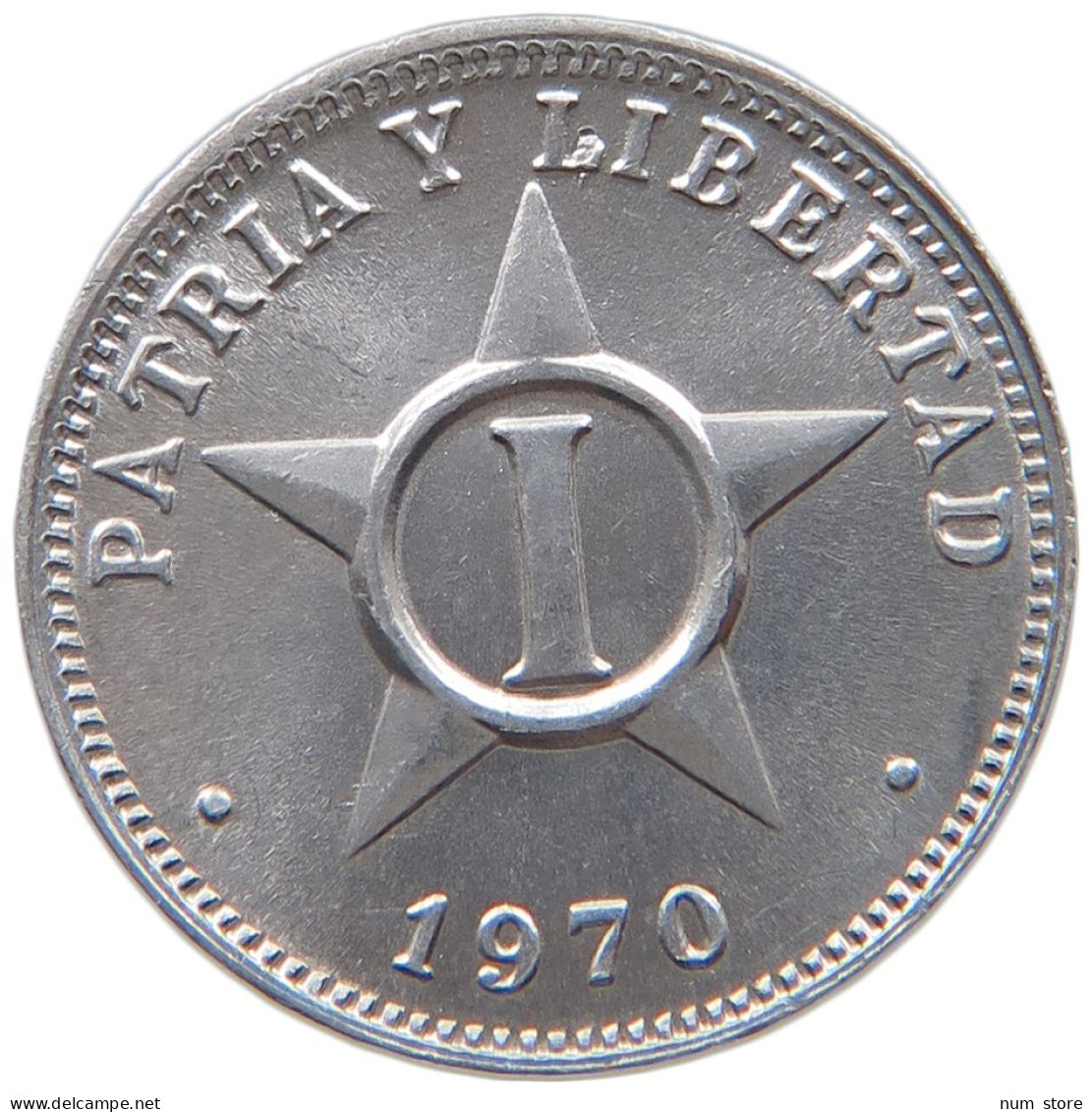 CUBA CENTAVO 1970  #MA 020757 - Kuba