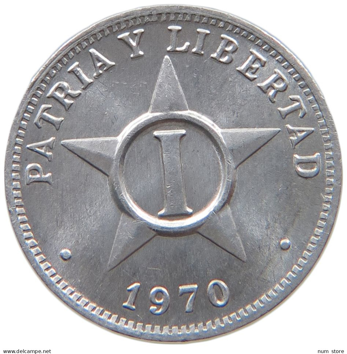 CUBA CENTAVO 1970  #MA 020756 - Cuba