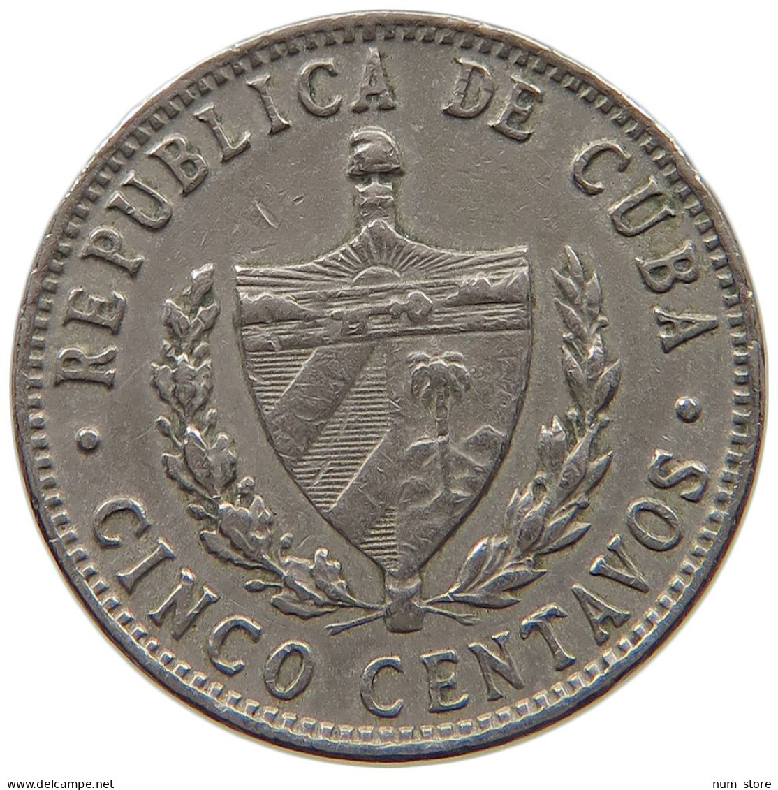 CUBA 5 CENTAVOS 1961  #MA 020726 - Cuba