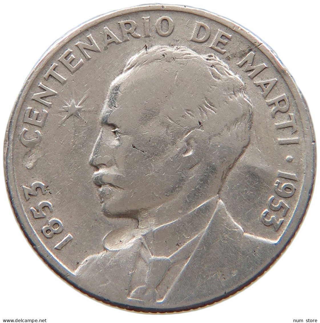 CUBA 25 CENTAVOS 1953  #MA 060520 - Cuba