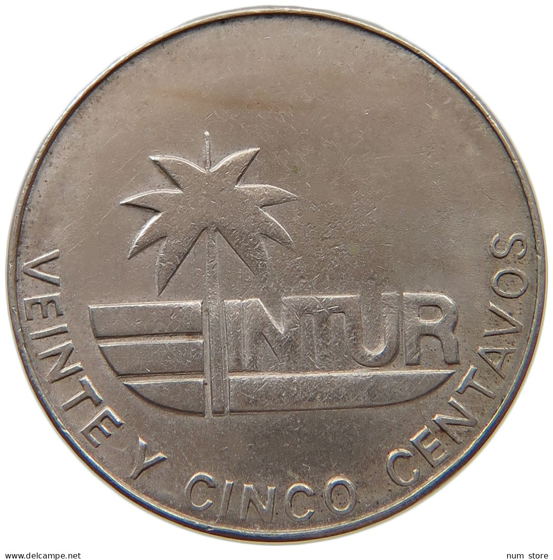 CUBA 25 CENTAVOS 1981  #MA 019042 - Cuba