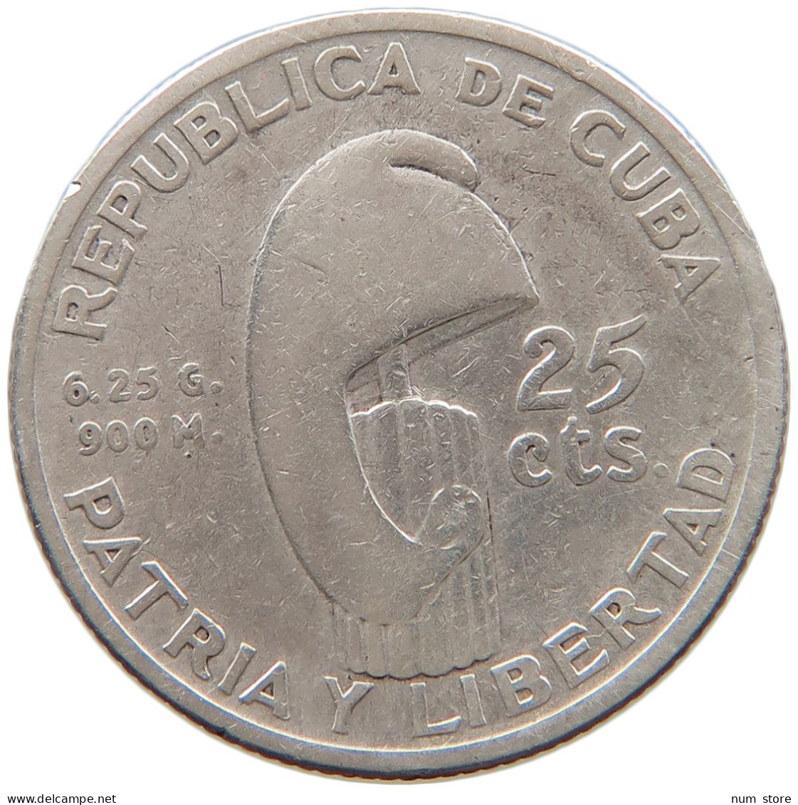 CUBA 25 CENTAVOS 1953  #MA 060521 - Kuba