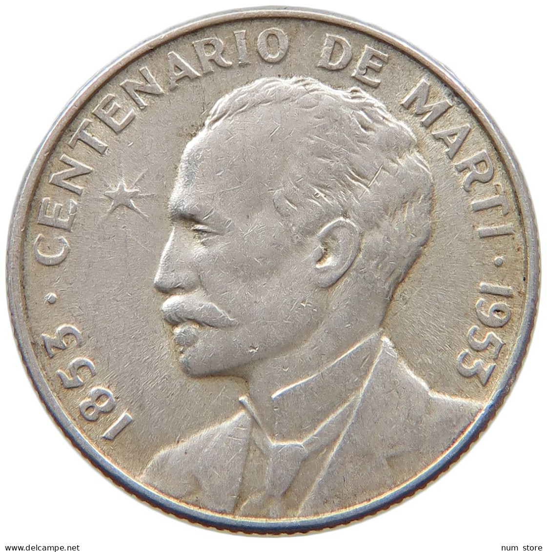 CUBA 25 CENTAVOS 1953  #MA 018235 - Kuba