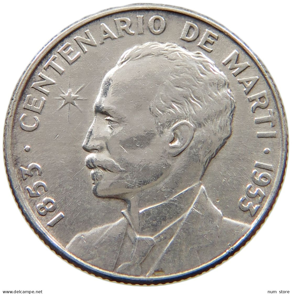 CUBA 25 CENTAVOS 1953  #MA 010198 - Cuba