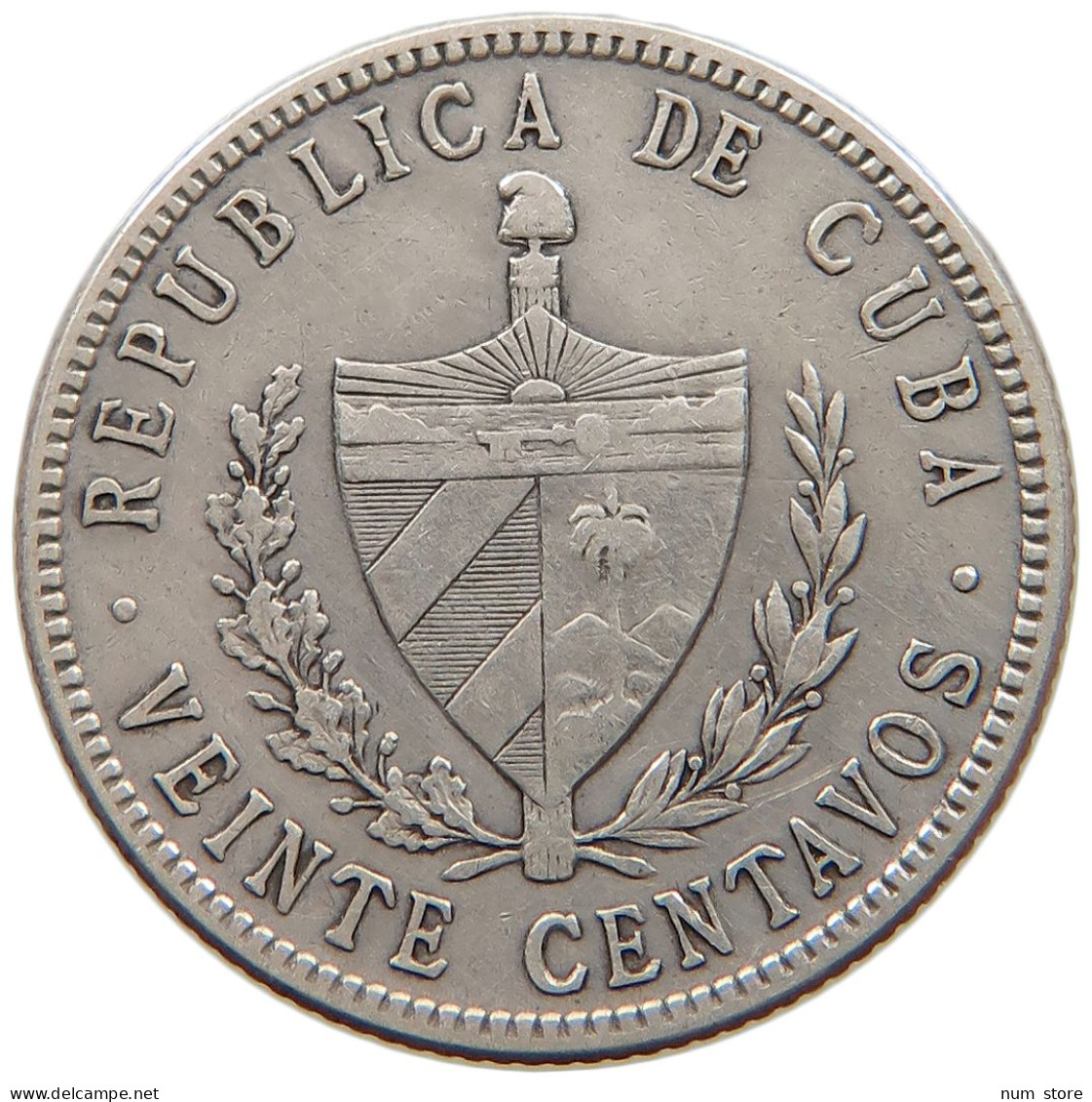 CUBA 20 CENTAVOS 1948  #MA 020762 - Cuba