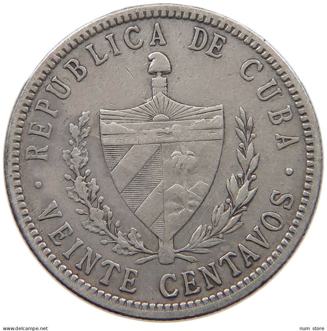 CUBA 20 CENTAVOS 1915  #MA 021087 - Kuba