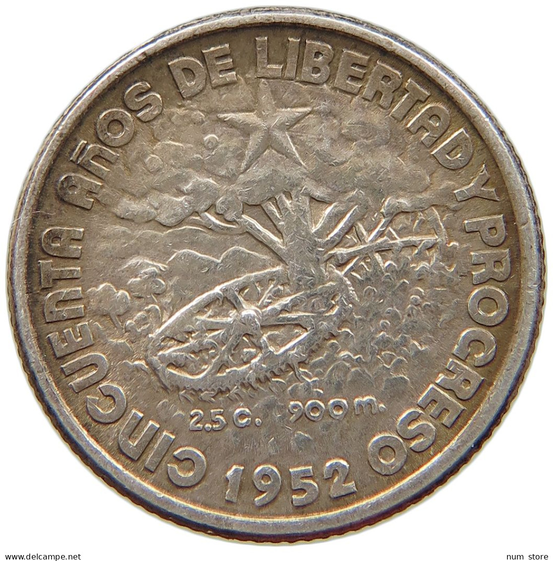 CUBA 10 CENTAVOS 1952  #MA 016755 - Cuba