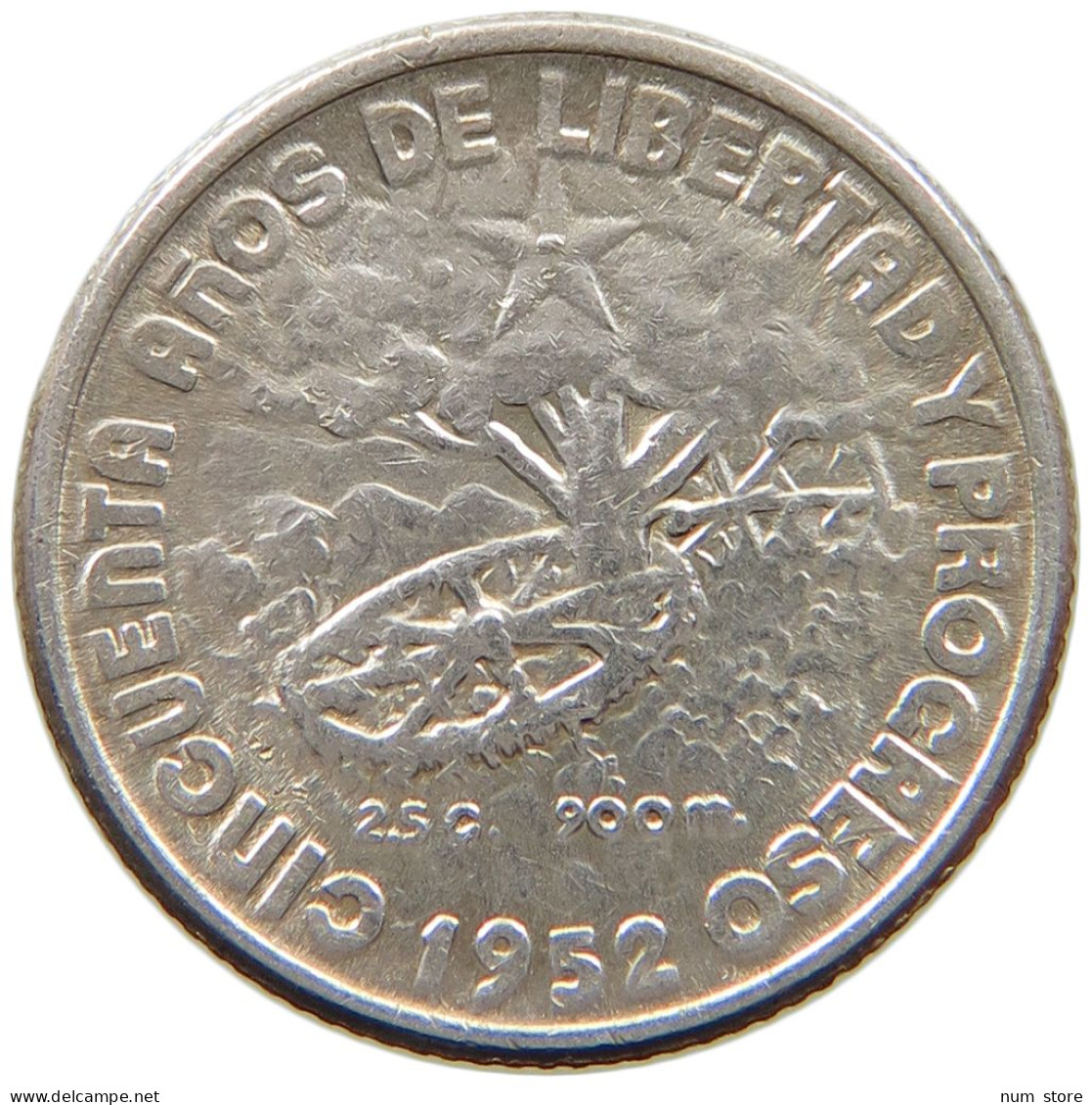 CUBA 10 CENTAVOS 1952  #MA 014539 - Kuba