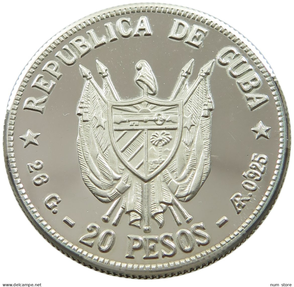 CUBA 20 PESOS 1977  #MA 018554 - Cuba