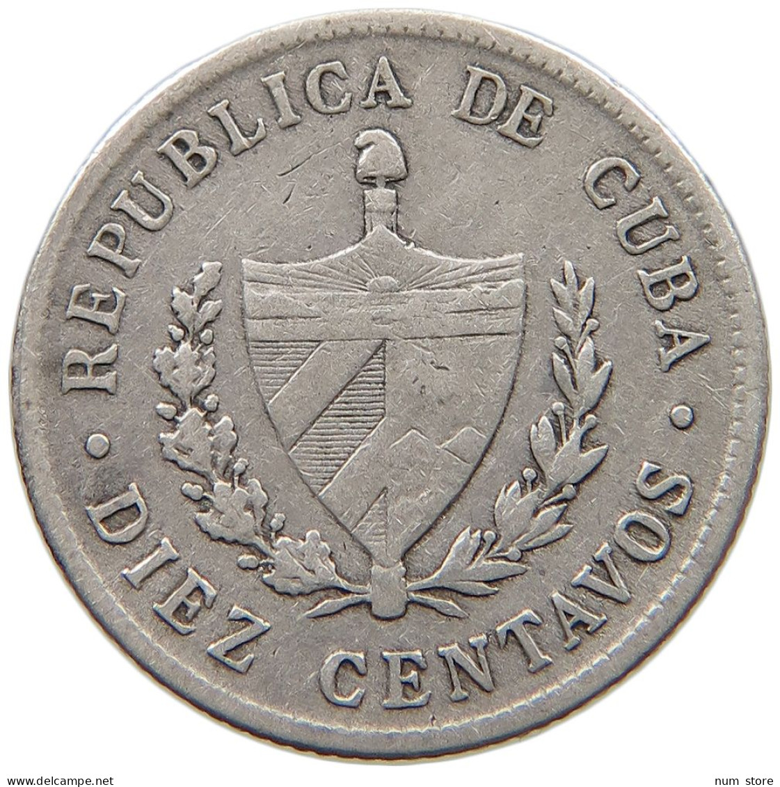 CUBA 10 CENTAVOS 1920  #MA 017792 - Cuba