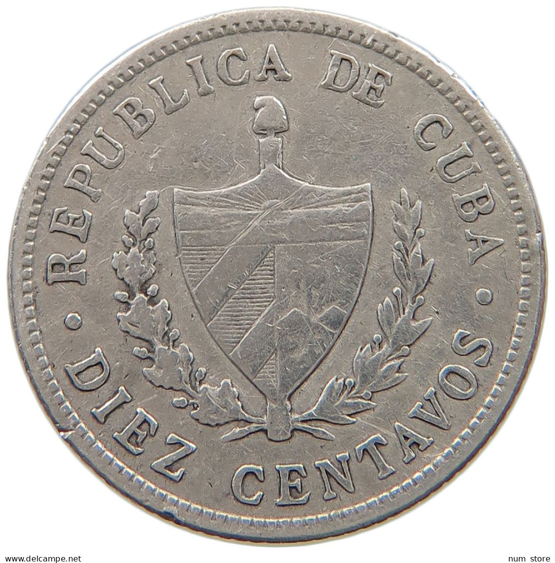 CUBA 10 CENTAVOS 1916  #MA 020744 - Kuba