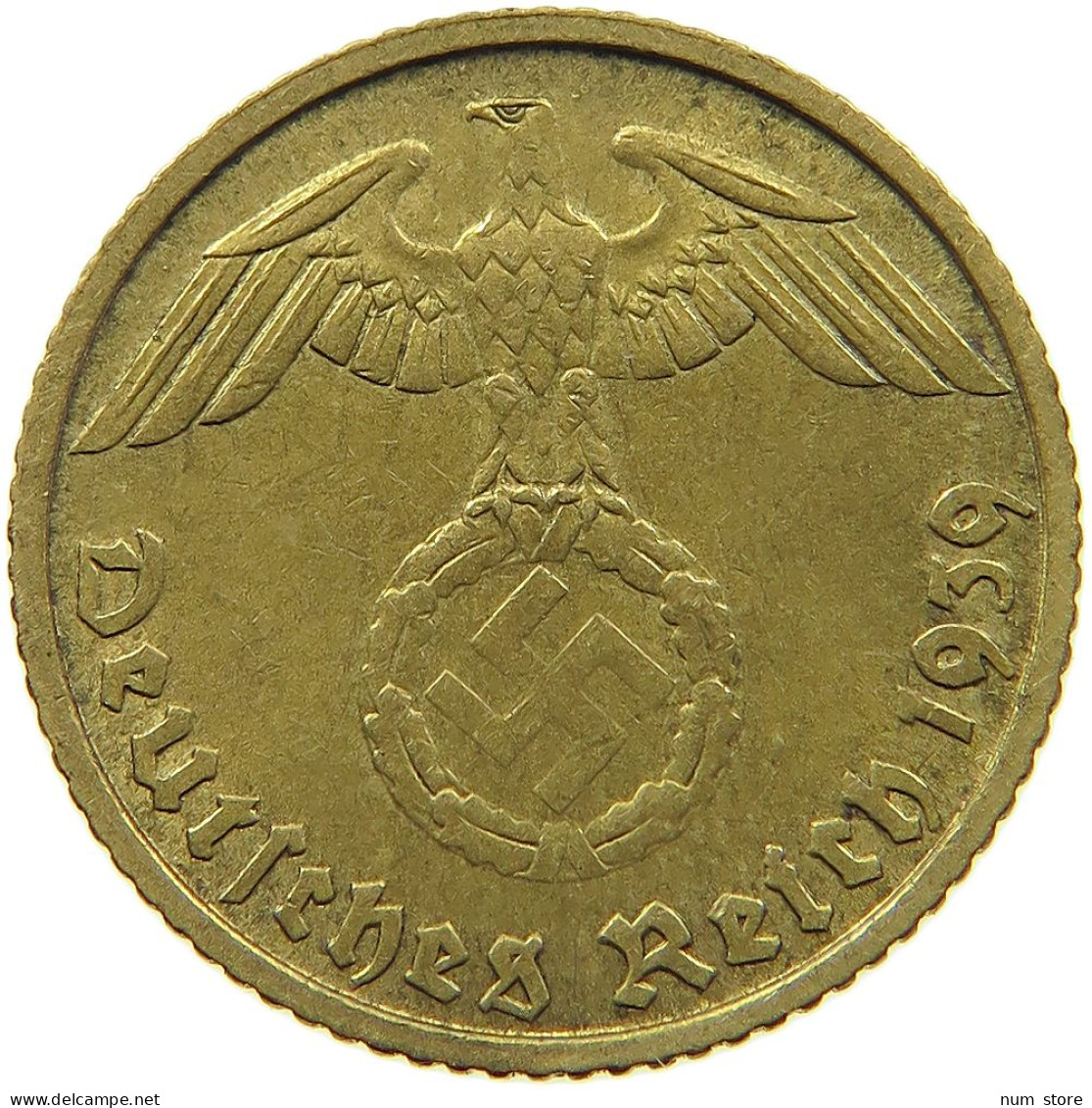 DRITTES REICH 5 REICHSPFENNIG 1939 B  #MA 098979 - 5 Reichspfennig