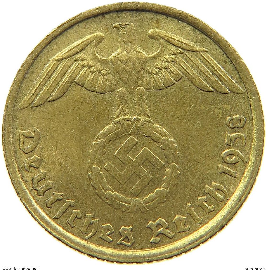 DRITTES REICH 5 REICHSPFENNIG 1938 G  #MA 098980 - 5 Reichspfennig