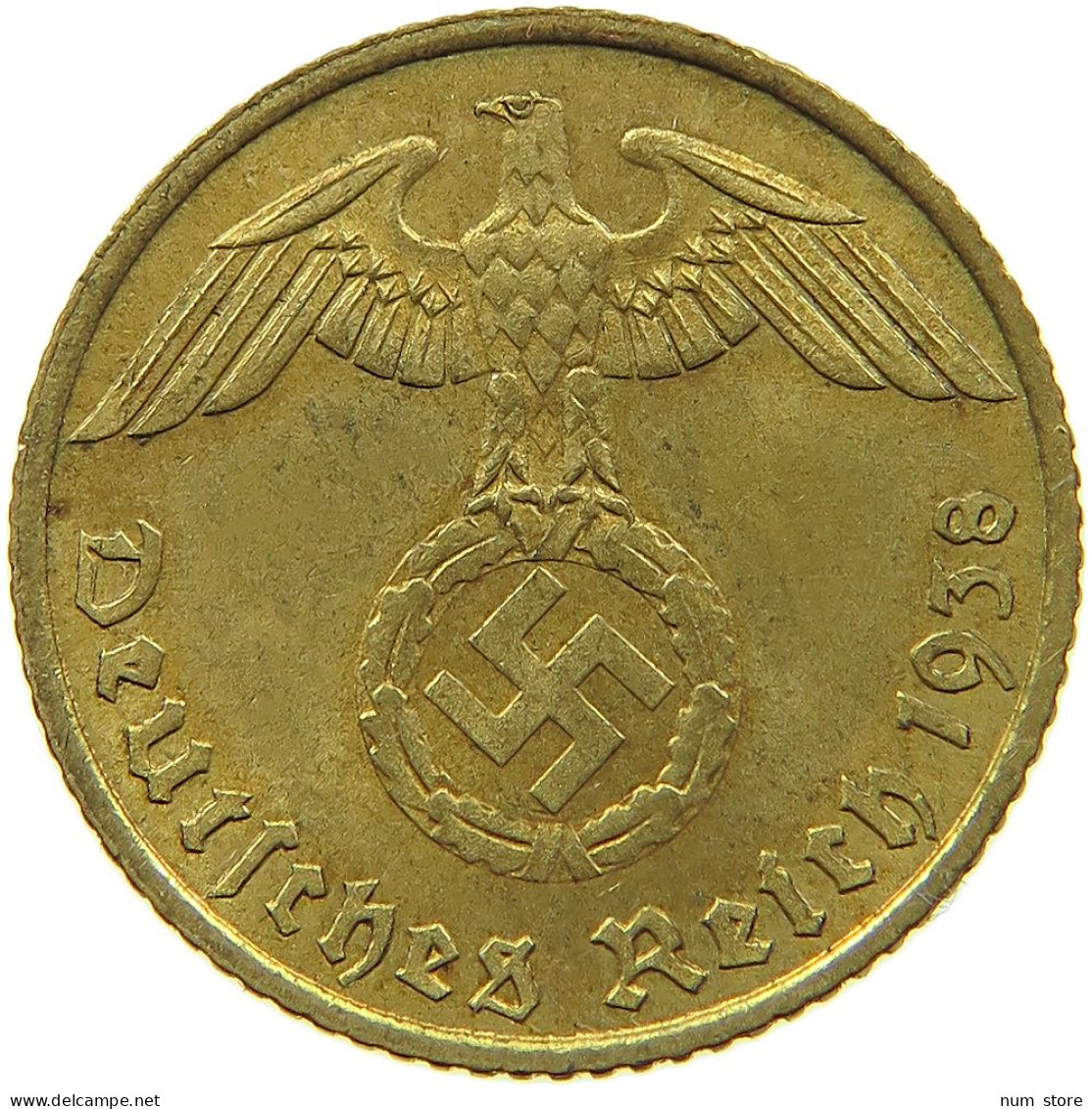 DRITTES REICH 5 REICHSPFENNIG 1938 A  #MA 098991 - 5 Reichspfennig