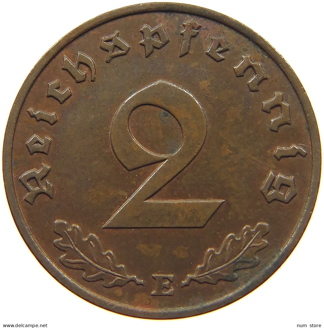 DRITTES REICH 2 PFENNIG 1940 E  #MA 022580 - 2 Reichspfennig