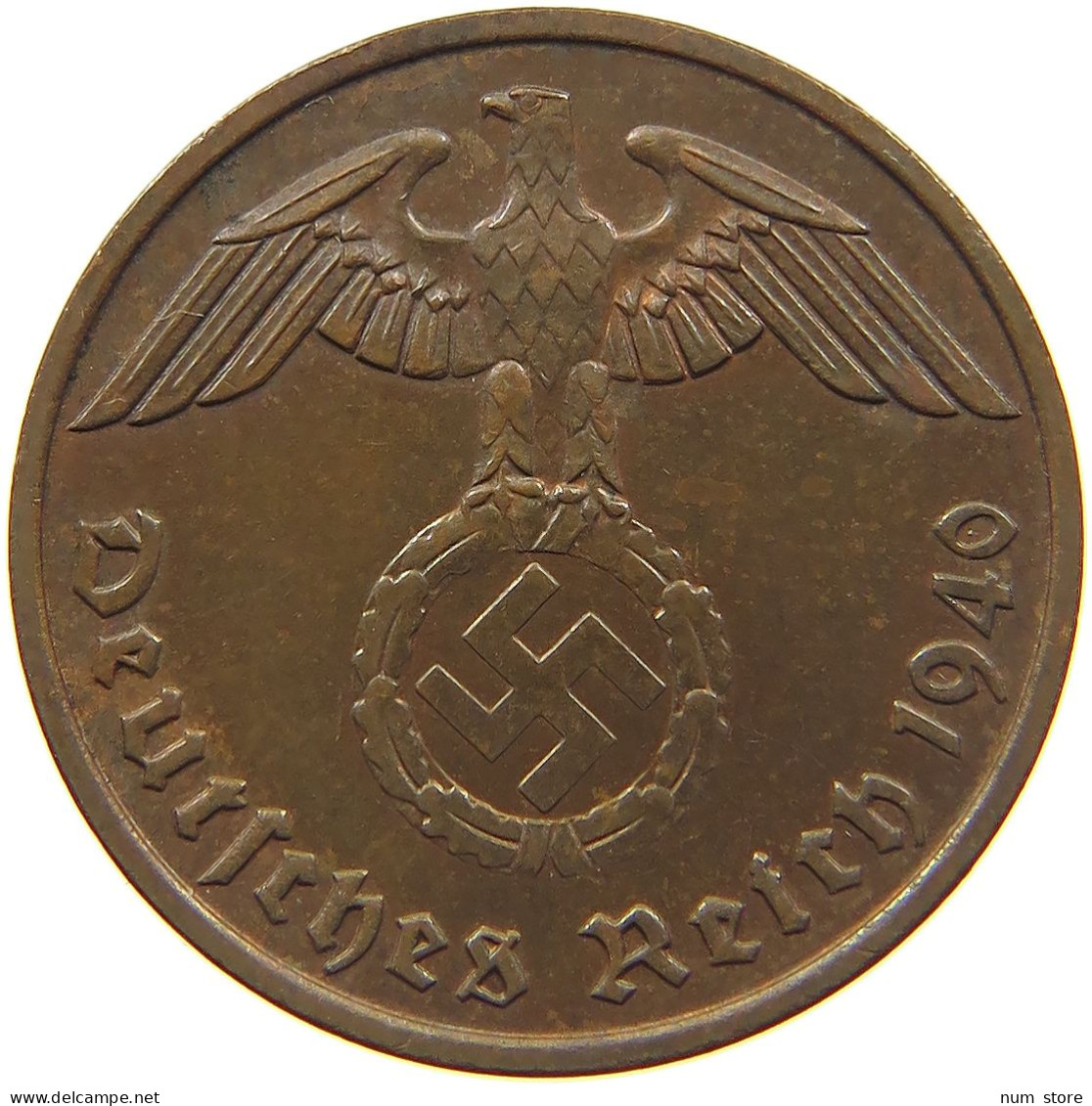 DRITTES REICH 2 PFENNIG 1940 E  #MA 022580 - 2 Reichspfennig