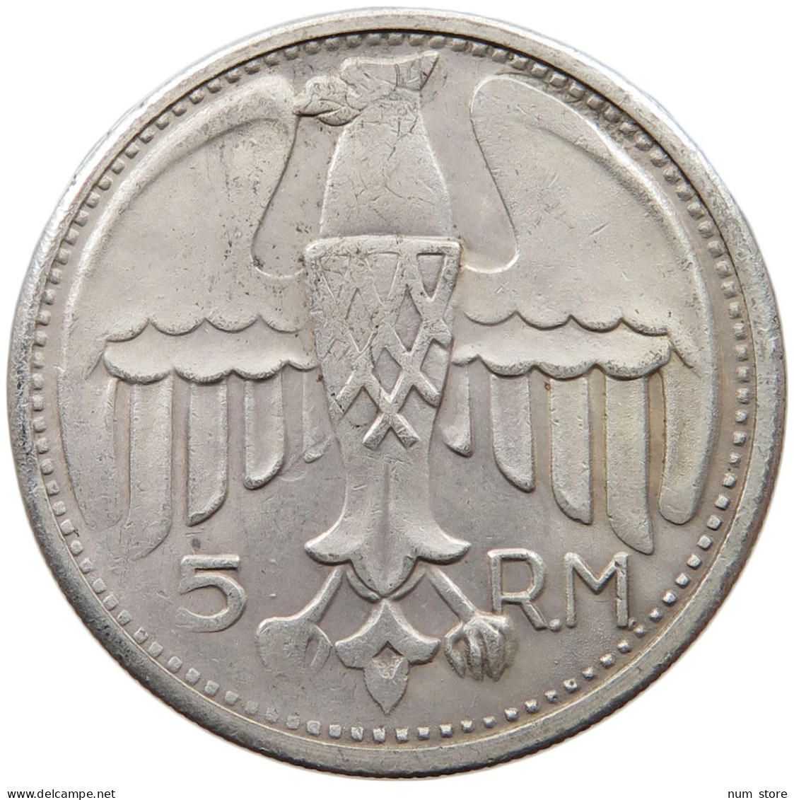 DRITTES REICH 5 MARK 1935  #MA 015599 - 5 Reichsmark