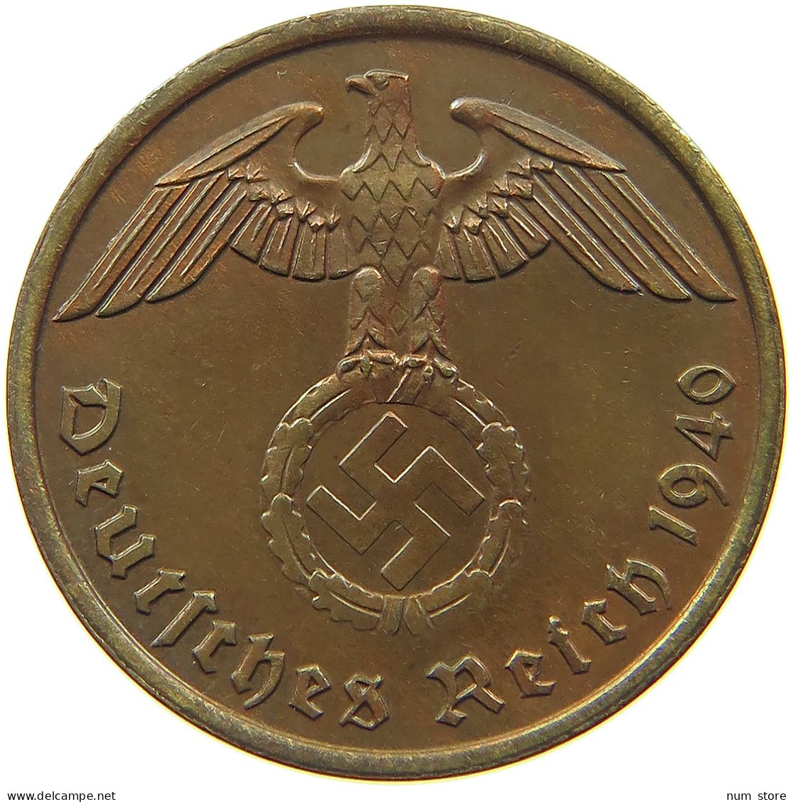 DRITTES REICH 2 PFENNIG 1940 A  #MA 100013 - 2 Reichspfennig