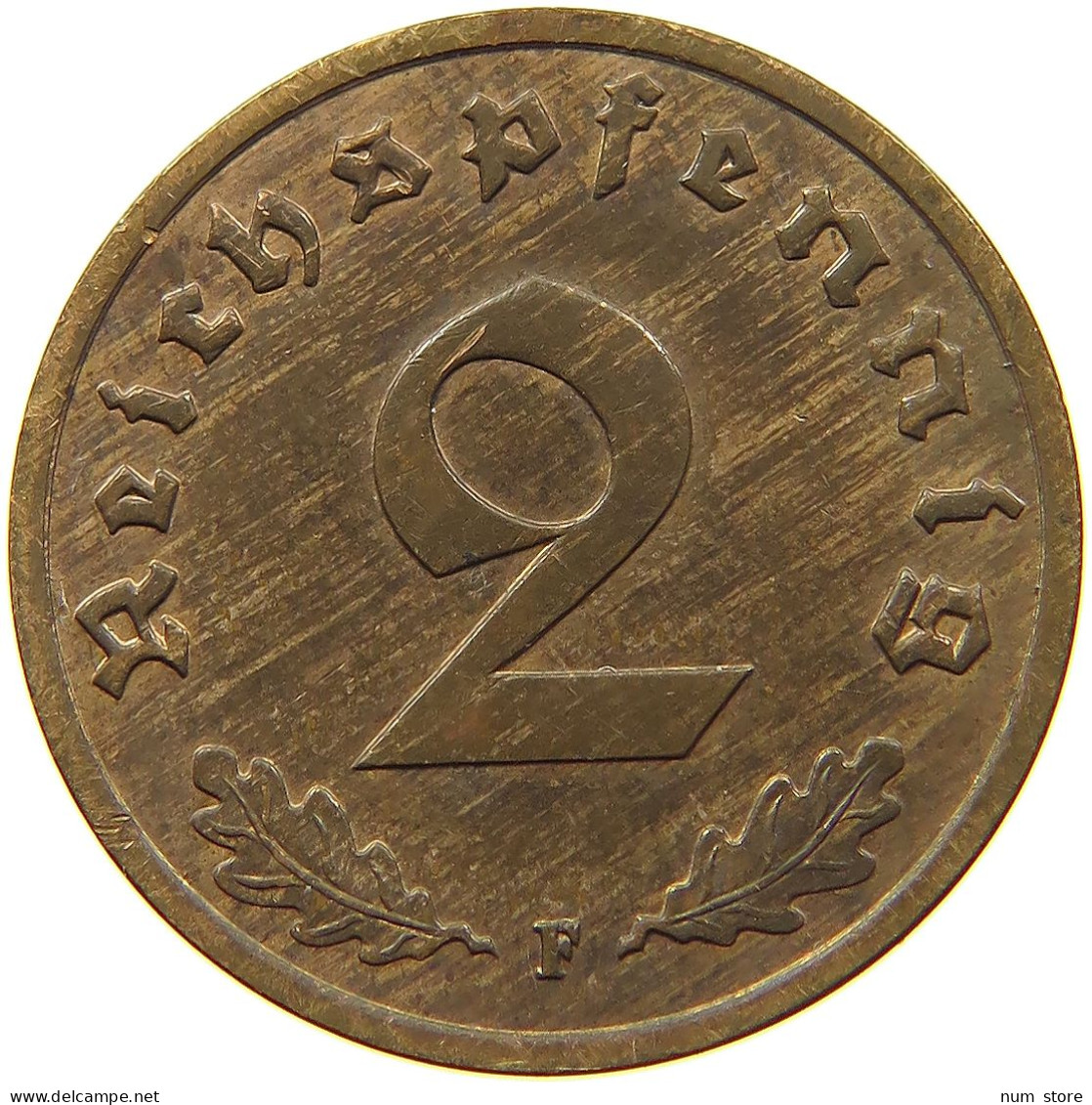 DRITTES REICH 2 PFENNIG 1937 F  #MA 100021 - 2 Reichspfennig