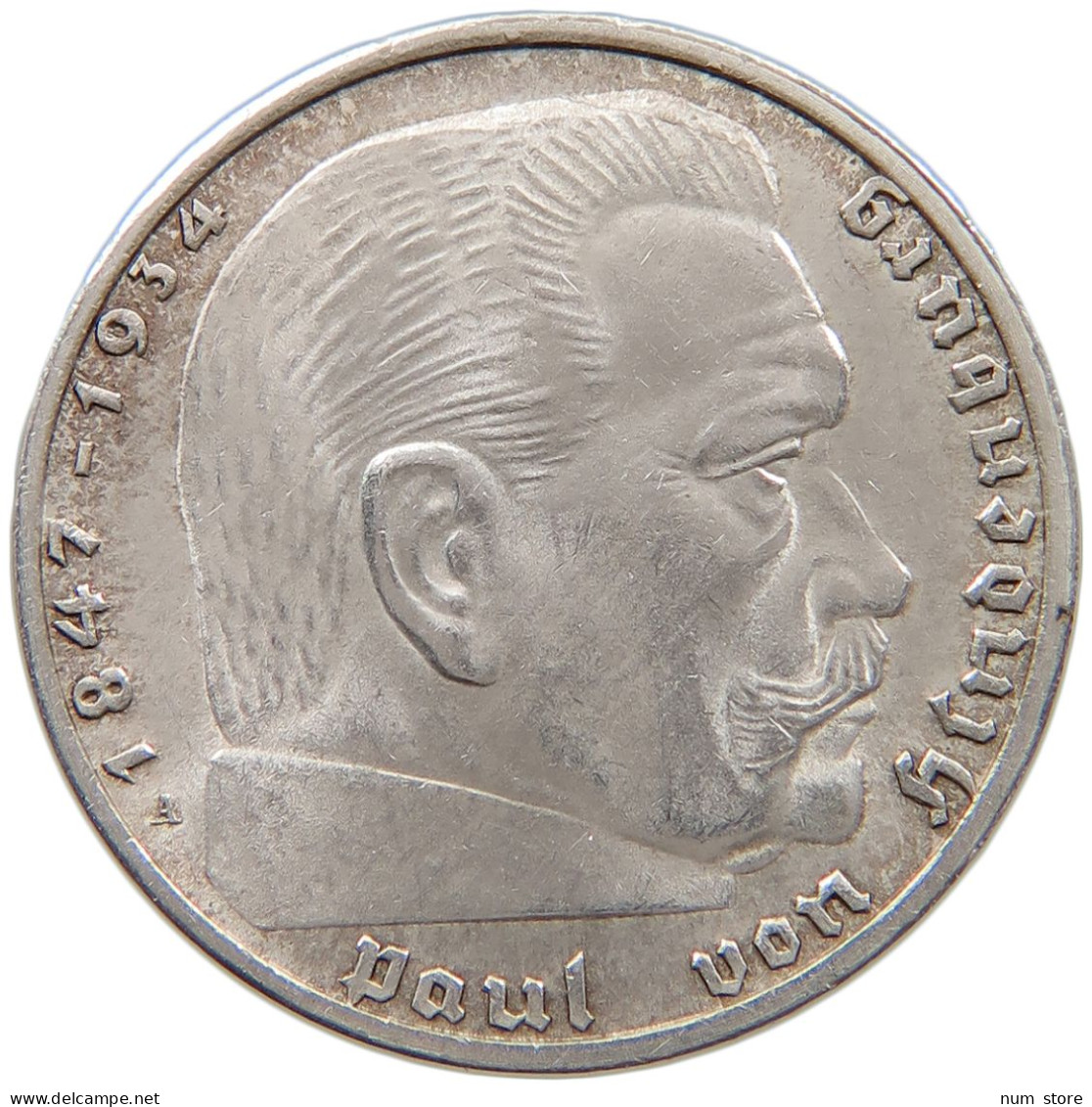 DRITTES REICH 2 MARK 1937 A  #MA 021045 - 2 Reichsmark