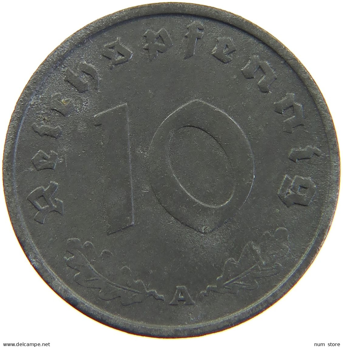 DRITTES REICH 10 REICHSPFENNIG 1945 A  #MA 102749 - 10 Reichspfennig