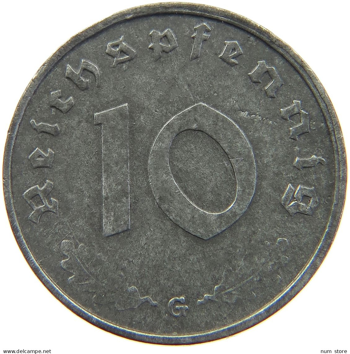 DRITTES REICH 10 PFENNIG 1944 G  #MA 102689 - 10 Reichspfennig