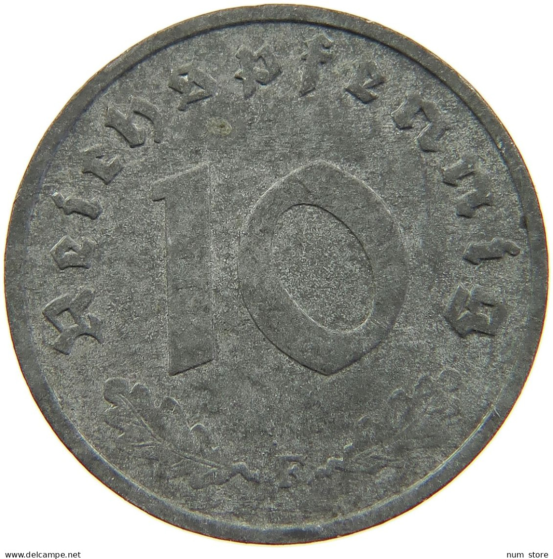 DRITTES REICH 10 PFENNIG 1944 F  #MA 102648 - 10 Reichspfennig