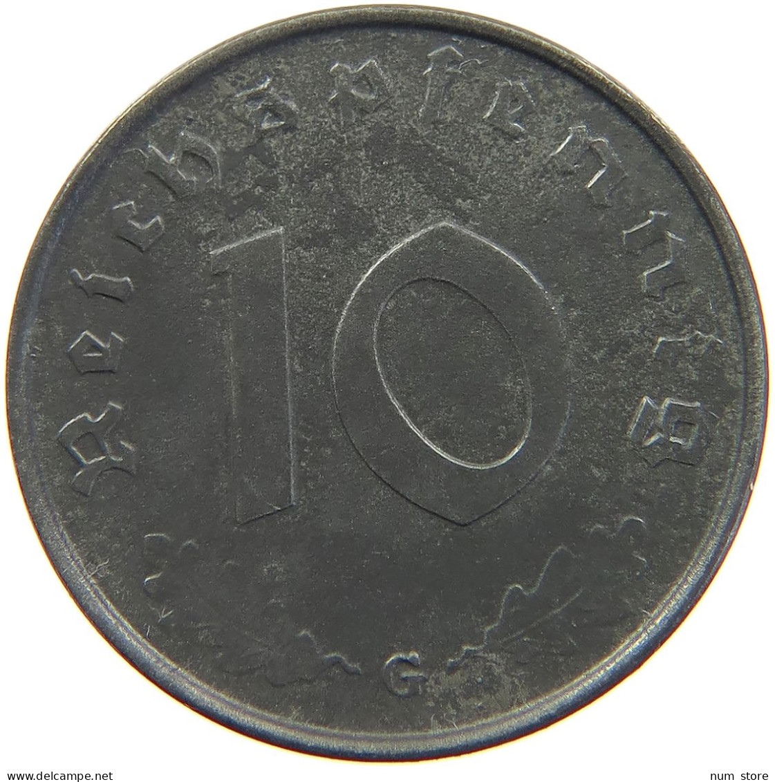 DRITTES REICH 10 PFENNIG 1944 G  #MA 102656 - 10 Reichspfennig