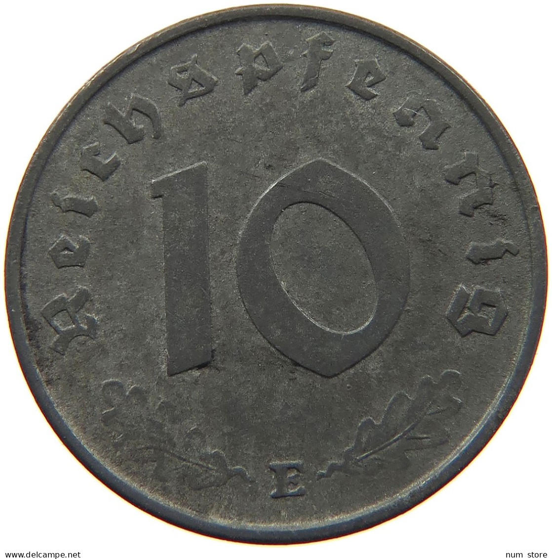 DRITTES REICH 10 PFENNIG 1944 E  #MA 067980 - 10 Reichspfennig