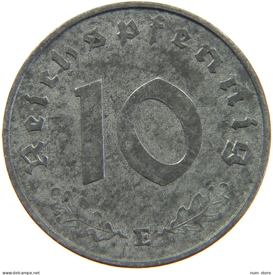 DRITTES REICH 10 PFENNIG 1943 E  #MA 102694 - 10 Reichspfennig