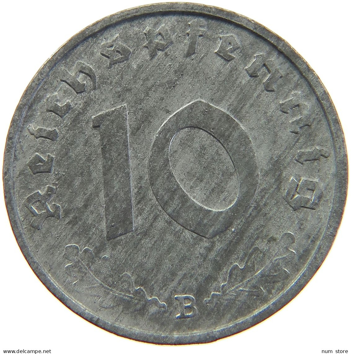 DRITTES REICH 10 PFENNIG 1943 B  #MA 102693 - 10 Reichspfennig