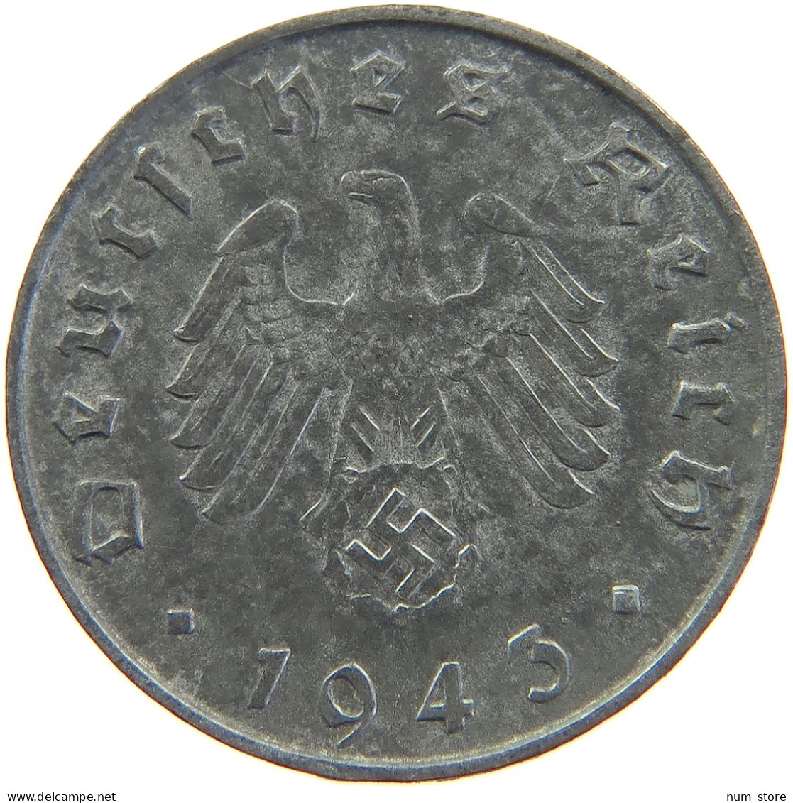 DRITTES REICH 10 PFENNIG 1943 B  #MA 102693 - 10 Reichspfennig