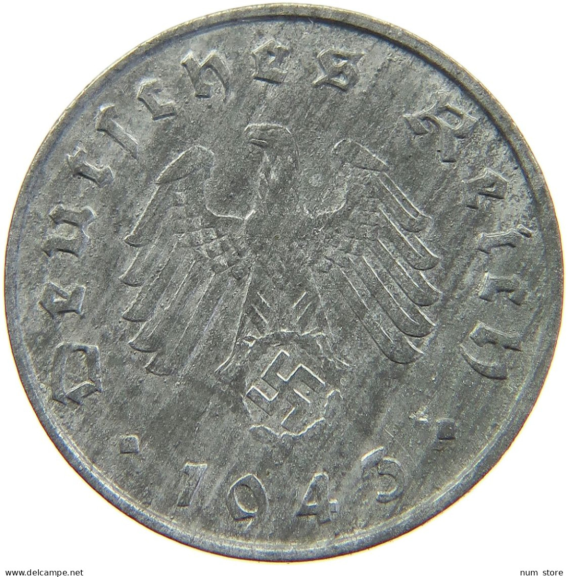 DRITTES REICH 10 PFENNIG 1943 B  #MA 102660 - 10 Reichspfennig