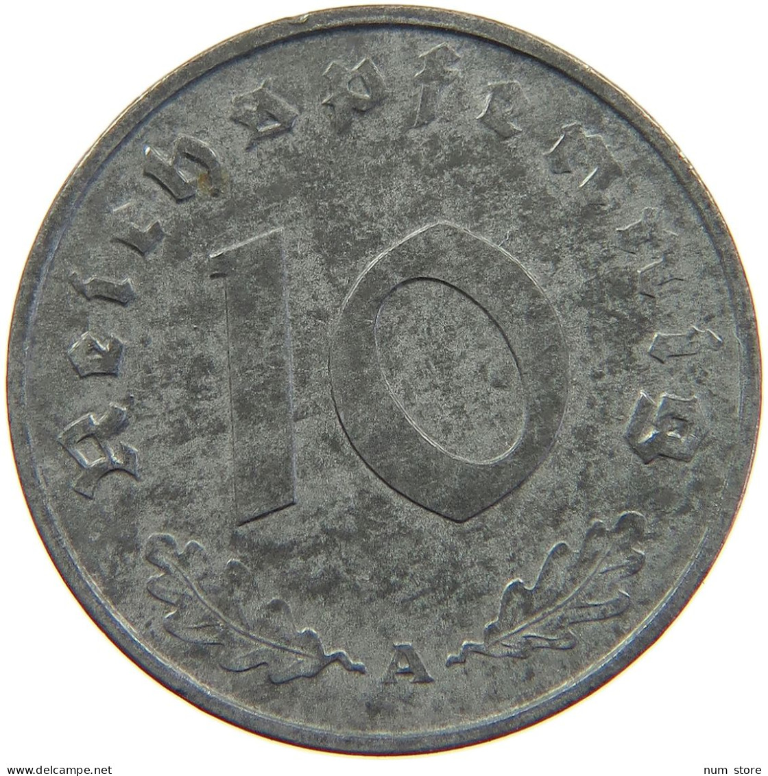 DRITTES REICH 10 PFENNIG 1943 A  #MA 102684 - 10 Reichspfennig